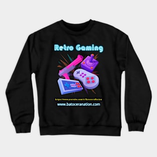 Retro Gamer Logo 16 Crewneck Sweatshirt